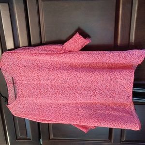 NWOT Boutique Smocked Sleeve Tunic, L